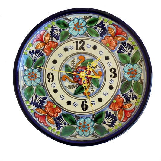Reloj redondo 25cm | Talavera 100% original