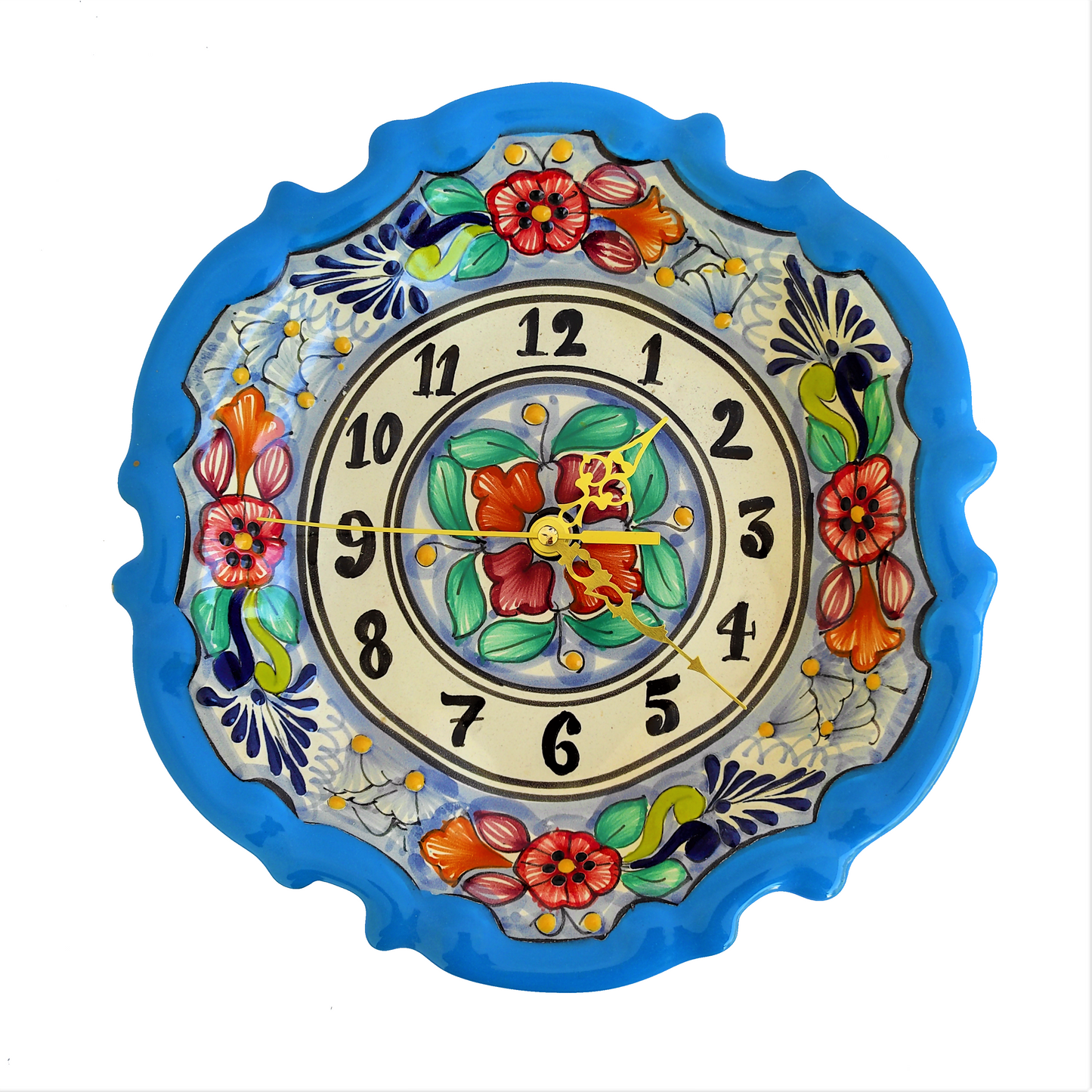 Reloj barroco 25cm | Talavera 100% original