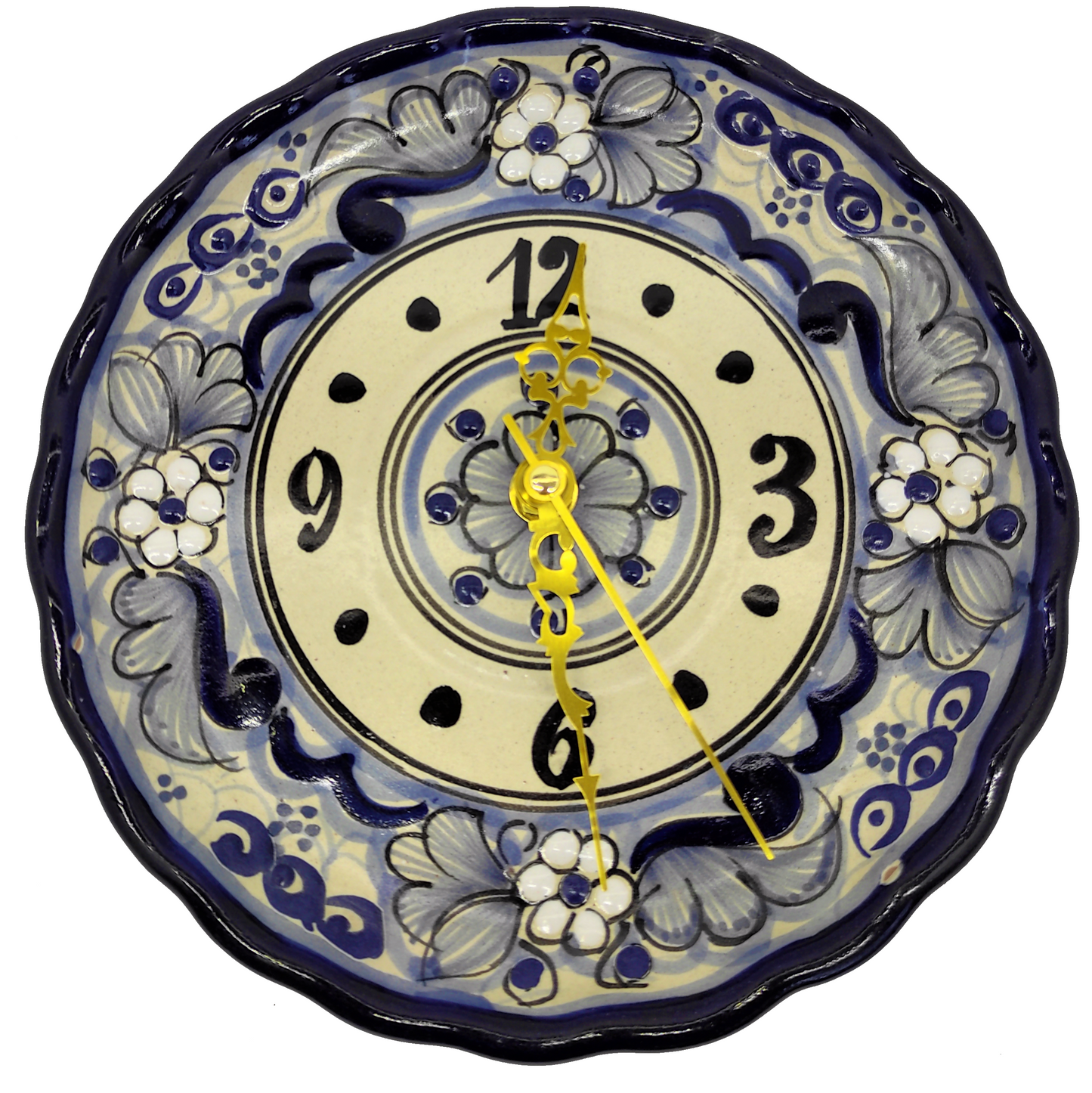 Reloj redondo 20cm | Talavera 100% original